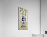 1979 St. Louis Blues Hockey Ticket Stub Art Acrylic Print