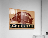 Vintage Arkansas Razorback Wall Art Acrylic Print