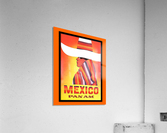 Mexico Travel Print 1968  Acrylic Print