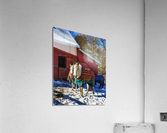 22 Horses in Winter Coats Acrylic Print