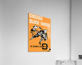 1966 Chicago Black Hawks Poster Acrylic Print