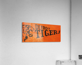 Detroit Tigers Throwback Logo Art Acrylic Print