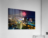 Fireworks over Augusta GA Aerial View DJI 0341.jp  Acrylic Print