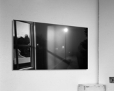 Street in Fog B&W Acrylic Print