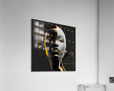 Black is gold  Acrylic Print