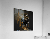 Black is gold  Acrylic Print