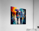  rain rustle.  Acrylic Print