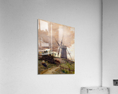 Windmill in the wind Acrylic Print