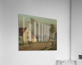 Country houses and a road Acrylic Print