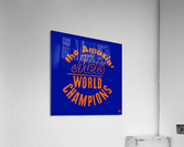 1969 Amazin Mets World Champions Art Acrylic Print