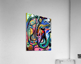 Abstract Elephant Art Acrylic Print