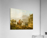 Travelling Folk in Wales Acrylic Print