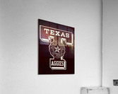 Vintage Texas Aggies Block T Logo Art Acrylic Print