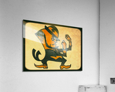 University of Notre Dame Leprechaun Mascot Viewfinder Slide Art Acrylic Print