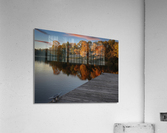 Lake Pier in the Fall II Acrylic Print