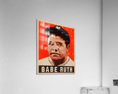 1948 Babe Ruth Baseball Card Art Print Acrylic Print