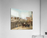 The construction of Sacre-Coeur, Montmartre  Acrylic Print