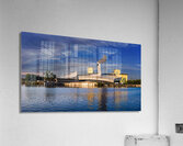 Peaceful Morning at Manchester Quays: A High Resolution View of the Imperial War Museum Acrylic Print