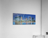 Reflections on Media City: A Gallery of High-Resolution Canal Hues Acrylic Print