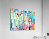 Flamingo Follies Acrylic Print
