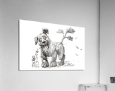 Mighty Odd Botany Pup Acrylic Print