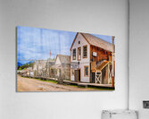 Framing History: A Photograph of Barkervilles Tin Shop Barbershop and More Acrylic Print