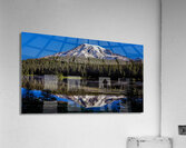 The Secret of Mount Rainier: A Surprising Discovery in a High Resolution Artwork Acrylic Print