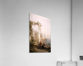 Two monks on the coast of Amalfi Acrylic Print