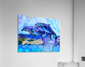 Magical Dancing Dolphins Acrylic Print