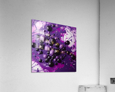 Toxic Grape Abstract Acrylic Print