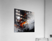 Cosmic lava Abstract Acrylic Print