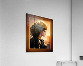 Contessa Agraphina DLampanada Steampunk Fantasy Portrait Of A Lady AI Concept Art by Xzendor7 Acrylic Print