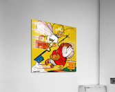 1957 Georgia Tech vs. Georgia Cartoon Art Acrylic Print