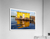 Traditional stilt house built over the water Zulia Venezuela Acrylic Print