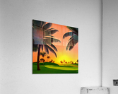 Miami Greens Acrylic Print