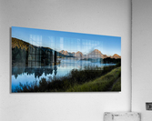 Reflections of Grandeur: Oxbow Bend and the Majestic Tetons Acrylic Print