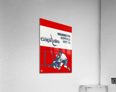 Retro Washington Capitals Poster Acrylic Print