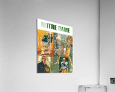 1978 Notre Dame Football Art Remix  Acrylic Print