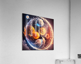 Suns and Moons Acrylic Print