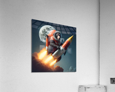 Ape to the moon 2  Acrylic Print