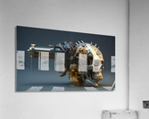 Steampunk Skull Gun 3-3  Acrylic Print