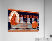 1948 Auburn Football Ticket Stub Remix Art Acrylic Print