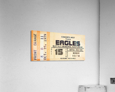 1979 Eagles Concert Ticket Stub Art Acrylic Print