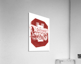 1983 Oklahoma Sooners Throwback Art Acrylic Print