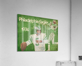 1974 Philadelphia Eagles Football Art Remix Acrylic Print