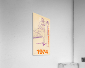 1974 Clemson Baseball Art Acrylic Print