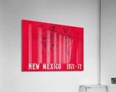 1971 Richard W. Padilla New Mexico Basketball Art Acrylic Print