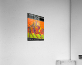 1933 Iowa vs. Northwestern Football Program Art Acrylic Print