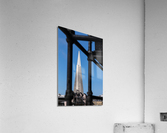Transamerica Pyramid Among Scaffolding  Acrylic Print