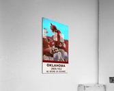 1986 Oklahoma Football Ticket Remix Acrylic Print